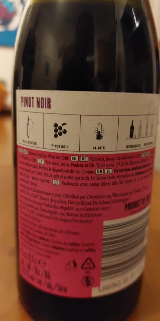 from Noirs Blog Pinot Wine – Boulogne Lidl Three